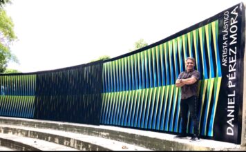 Arte que evoca un baile pleno de sensaciones y color